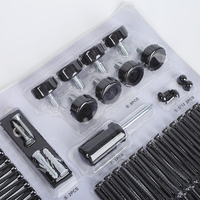 Kit d'installation personnalisé M4-8 jeu de vis à pointe en nylon vis Herbert kit d'installation de meubles avec emballage blister en plastique