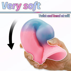 Dildo Géant Réaliste en Silicone pour Femme, Doux et Luminescent, avec Ventouse Puissante et Plug Anal - Product Image 5
