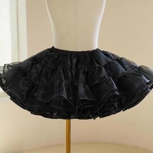 Bustle Jupon pour Cosplay Maid Lolita Désossé Hoop Jupe Moelleux Tulle Jupon <span class=keywords><strong>Princesse</strong></span> <span class=keywords><strong>Robe</strong></span> Bouffée Slip Tous Les Jours À Volants - Product Image 5