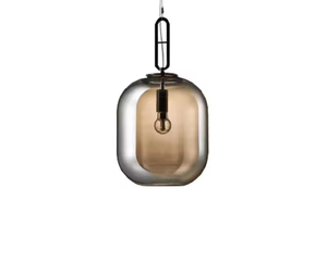 <span class=keywords><strong>Lustre</strong></span> suspendu au design moderne pour bar, chevet, verre fumé gris, luminaire suspendu - Product Image 6