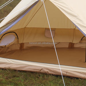 Yurte de luxe pour 8 personnes, tente de glamping jaune coupe-vent, Fire Rabbit Windstopper pour les fêtes en plein air, le <span class=keywords><strong>camping</strong></span>, une chambre - Product Image 6
