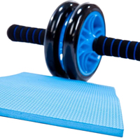 Roue abdominale de haute qualité pour l'entraînement à domicile, équipement de fitness, entraînement du tronc, roue abdominale, roue abdominale.
