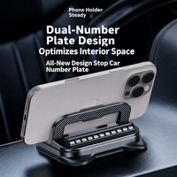 Nouveauté : support de téléphone de voiture pliable en plastique premium, universel, anti-vibrations, antidérapant, pour tous les smartphones