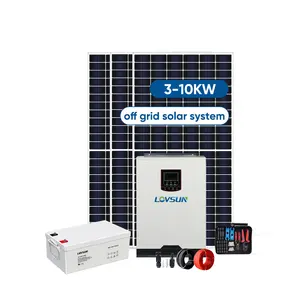 Tắt lưới năng lượng mặt trời hệ thống bảng điều khiển cho nhà 5KW 10KW 12KW 15KW năng lượng mặt trời hệ thống bảng điều khiển giá 5000kw năng lượng mặt trời Máy phát điện năng lượng mặt trời hệ thống năng lượng