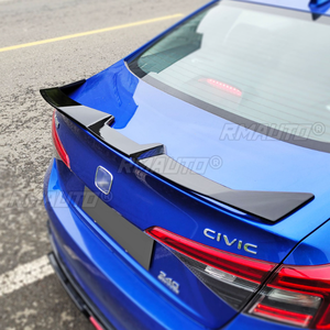 Aileron arrière pour Honda Civic 11e génération berline 2022 2023 2024, pièce de modification en plastique ABS, aileron de coffre arrière, accessoires de voiture - Product Image 3