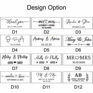 Personalized Wedding <b>Water</b> <b>Bottle</b> Labels - Waterproof Custom <b>Water</b> <b>Bottle</b> Stickers <b>with</b> <b>Name</b> & Date for Wedding Favors - Product Image 6