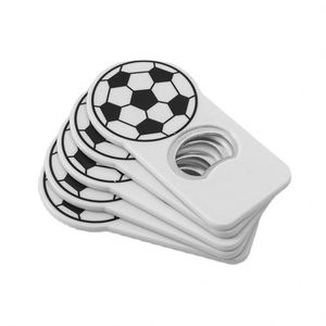 Décapsuleur de bouteille de bière en plastique imprimé avec logo personnalisé, style football/soccer - Cadeau publicitaire personnalisé pour la vente en gros - Product Image 2