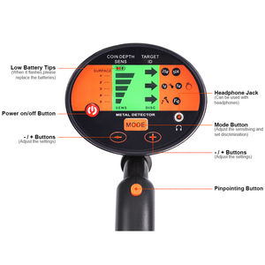 Detector de Metales MD-3060 Económico para Buscar Oro en el Suelo - Product Image 4