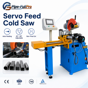 Cortadora de Tubos Semiautomática Profesional con Servomotor, Sierra Circular en Frío para Corte de Tubos Metálicos de Alta Precisión con Control NC - Product Image 1