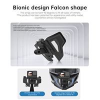 Support de caméra pour mentonnière de casque de vélo ou de moto Telesin, adaptateur de fixation pour caméra Hero 12 DJI Insta360 Ace