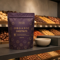 Sachet Doypack Personnalisé Imprimé, Réutilisable, Stratifié, avec Fermeture Éclair, Qualité Alimentaire, pour Biscuits et Snacks, Emballage en Plastique et Feuille d'Aluminium