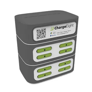 4 Slot Power Bank Rental Station Factory Price Hot Selling Power Bank Sharing Cabinet for Restaurant Hotel Club without power banks