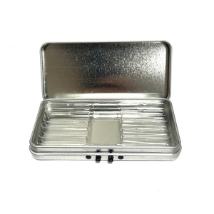Boîte en étain CR à ressort, résistante aux enfants, avec fermeture à charnière en métal, boîte en étain CR avec loquet pour l'emballage de bonbons - Product Image 3