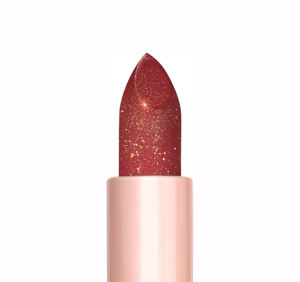Rouge à lèvres à paillettes dorées / Indispensable pour le maquillage de fête. - Product Image 3