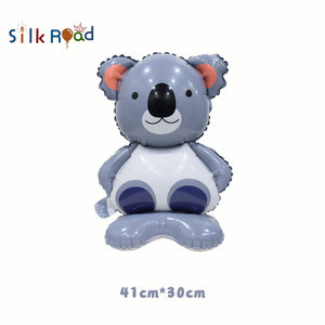 Ballons en aluminium 4D autoportants en gros, animaux (dinosaures, animaux marins, animaux de la ferme, animaux du zoo), pour décoration de fête d'<span class=keywords><strong>anniversaire</strong></span> d'enfants et de baby shower - Product Image 4
