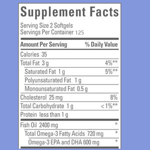 I softgel di olio di pesce di fabbrica Omega 3 aiutano a sostenere la funzione cerebrale, la salute degli occhi e l'umore integratori per la salute del cuore - Product Image 3