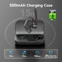 Écouteurs sans fil personnalisés OEM V5.2 avec suppression du bruit, micro intégré pour téléphones, ordinateurs portables, ordinateurs