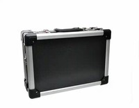Boîte à outils de transport rigide en aluminium dur avec chariot et roues de Ningbo personnalisable OEM en usine nouvelle arrivée