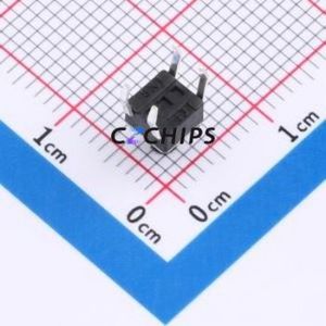 TC110926060 Tactile Switch Through hole Component (THT)-4P,4.5x4.5mm Switch Single Pole Single Throw Round Button 2.6N 6mm - Product Image 2