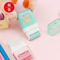 Gomme à effacer en forme d'ours en fromage, mignonne, kawaii, dessin animé 3D, gommes en caoutchouc colorées, logo personnalisé pour les enfants, les étudiants, les fournitures scolaires, vente en gros