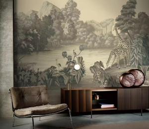 Impression personnalisée <span class=keywords><strong>Nature</strong></span> Paysage <span class=keywords><strong>Papier</strong></span> <span class=keywords><strong>Peint</strong></span> Forêt Tropicale Plante <span class=keywords><strong>Jungle</strong></span> Animal 3D <span class=keywords><strong>Papier</strong></span> <span class=keywords><strong>Peint</strong></span> Mural pour <span class=keywords><strong>Papier</strong></span> <span class=keywords><strong>Peint</strong></span> <span class=keywords><strong>Papier</strong></span> <span class=keywords><strong>Peint</strong></span> - Product Image 3