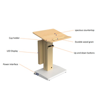 Podium multifonctionnel pour événements avec écran frontal et microphone sans fil, conçu pour les écoles et les églises
