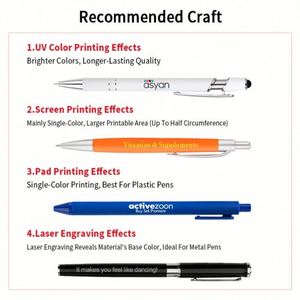 Custom Plastic Click Uv Print Full <b>Color</b> logo <b>Pens</b> Wholesale School Ball <b>Pens</b> Promotional Ballpoint <b>Pen</b> with Custom Logo - Product Image 3