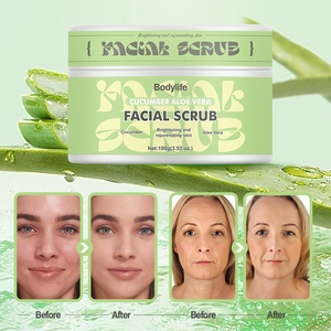 <span class=keywords><strong>Bodylife</strong></span> Private Label Feuchtigkeit spendende natürliche Pflanzen Gesichts peeling Großhandel Gurke und Aloe Vera Peeling Gesichts peeling - Product Image 3