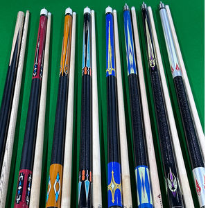 Bâton de queues professionnel utilisé pour les <span class=keywords><strong>accessoires</strong></span> de gros de tournoi 10.5-13mm <span class=keywords><strong>billard</strong></span> <span class=keywords><strong>billard</strong></span> 1/2 queue articulée chêne acier inoxydable - Product Image 3