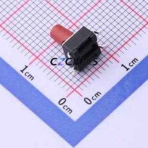 TS-1102SD-A-K-R Tactile Switch SMD-4P,6x6mm Switch ( Operating Force: 1N )( Switch Length: 6mm )( Switch Width: 6mm ) - Product Image 2