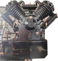 Compresseur d'air électrique HPDMC 10HP, réservoir vertical ASME de 80 gallons, 37 CFM, max. 175 PSI, 220V triphasé, à deux étages, refroidi par air, stationnaire