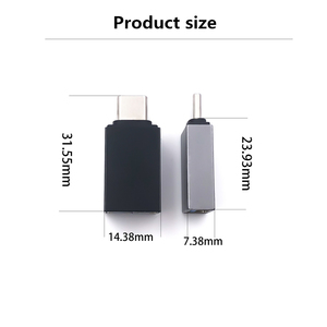 Adaptador USB3.0 tipo <span class=keywords><strong>C</strong></span> para Huawei para Xiaomi 60W conector adaptador <span class=keywords><strong>OTG</strong></span> para teclado ratón Micrófono tipo de salida de CA - Product Image 6