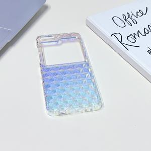 NUEVA LLEGADA Color chapado duro trasero Z Flip 5 cubierta cristalina recubrimiento óptico Flip Phone CASE para Samsung Galaxy Z Flip 5 4 3 - Product Image 6