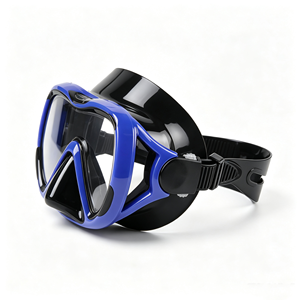 Maßgefertigte Taucherbrille aus Gehärtetem Glas Schnorchelset mit Volltrocken-Schnorchel Hypoallergenes Silikon Professionelles Schwimmset in Gelb - Product Image 3