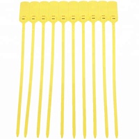 Sceaux de sécurité numérotés en plastique PP avec insert en acier inoxydable et mécanisme de serrage pour conteneurs avec logo