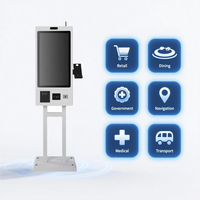 Kiosco Inteligente Inalámbrico con Pantalla Táctil de 21.5'', 23.8'', 27'' y 32'' para Pagos Automatizados en Entornos de Alto Tráfico