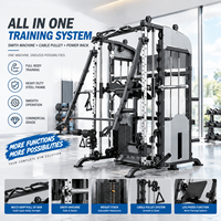 Xinrui Machine Smith Tout-en-un, Power Rack, Crossover à câbles, Appareil d'entraînement fonctionnel, Équipement de musculation professionnel