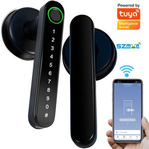 Serrure de porte intelligente MYQ Tuya, déverrouillage sans fil par empreinte digitale, mot de passe, clé mécanique pour porte en bois, bureau, hôtel - Product Image 2