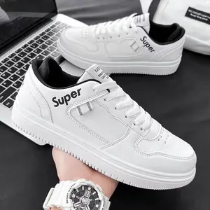 Little White flat Running Factory Price Spring Korean Fashionable Casual Men's Leather Summer Sports Fashion Board Shoes