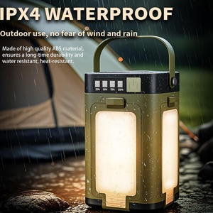 <span class=keywords><strong>Linterna</strong></span> LED Plegable para Camping con Carga Solar de 2000mAh, Impermeable, Ligera, para Tienda de Campaña, Emergencias, Multifuncional - Product Image 4