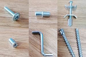 Altıgen ahşap ahşap altıgen soket düz kafa Euro mobilya doğrulayıcı vida sunta Confirmat vidalar - Product Image 5