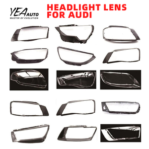 Cache-phare de voiture, verre de phare, boîtier de phare pour Audi A3 A4 A5 A6 A7 A8 Q2 Q3 Q5 <span class=keywords><strong>Q7</strong></span> TT, couvercle de lentille de phare, base arrière - Product Image 3
