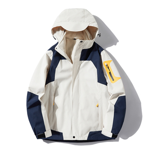 Chaqueta cortavientos de alta calidad para hombre, chaqueta de <span class=keywords><strong>senderismo</strong></span> impermeable de gran tamaño para exteriores, <span class=keywords><strong>ropa</strong></span> de Camping - Product Image 2