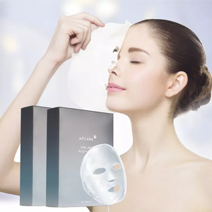 Mascherine organiche in tessuto viso senza parabeni idratanti E idratanti E con vitamine E acido ialuronico - Product Image 5