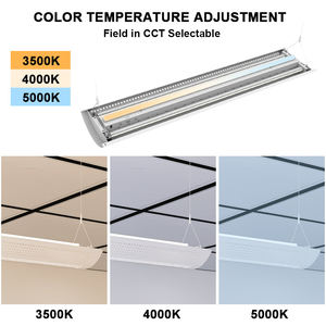 Luminaire linéaire suspendu en arc, architectural <span class=keywords><strong>et</strong></span> commercial, anti-éblouissement, orientable 2700K-5000K, 4 pieds, à diffusion directe <span class=keywords><strong>et</strong></span> indirecte - Product Image 5