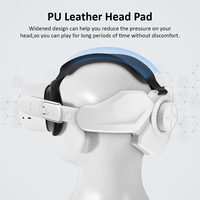 Sangle de lunettes VR confortable et réglable pour Oculus Quest 2, protection du cuir chevelu, ne tombe pas facilement, confort élevé