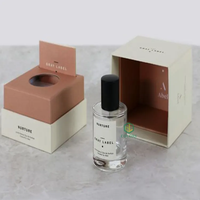 Petite boîte d'emballage cadeau en papier boîte d'échantillon d'huile essentielle de parfum solide en carton personnalisé de luxe vente en gros