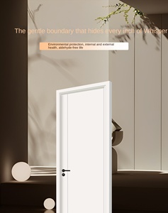 Eco-friendly Modern Wooden Interior <strong>Door</strong> for Bedroom - Product Image 6
