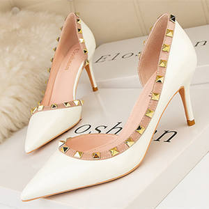 Chất Lượng Tốt Của Phụ Nữ Bơm Ngón Chân Chỉ Ăn Mặc Giày <span class=keywords><strong>3</strong></span> <span class=keywords><strong>Inch</strong></span> Gót Phụ Nữ Buổi Tối Đảng Stiletto Cao Gót Giày - Product Image 4