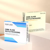 Boîtes d'emballage en carton pliables pour médicaments pharmaceutiques, emballages en papier pour médicaments liquides